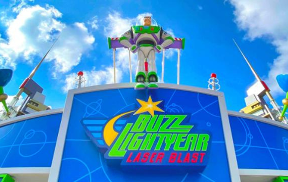 Buzz Lightyear laser a Discoveryland a Disneyland Paris