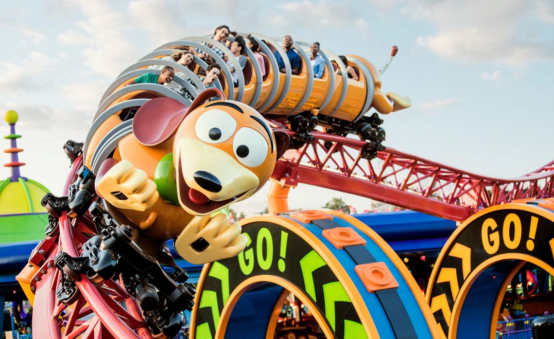 Attrazione Slinky Dog Dash a Disney's Hollywood Studios