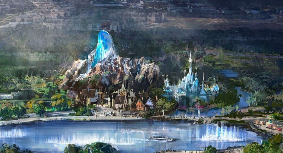 Nuova area Frozen Land Disneyland Paris