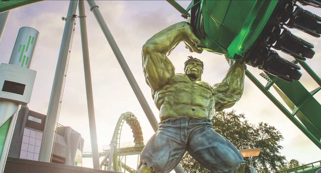 Attrazione The Incredible Hulk Coaster a Universal's Islands of Adventure