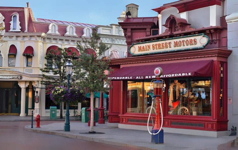 Main Street Motors a Disneyland Paris