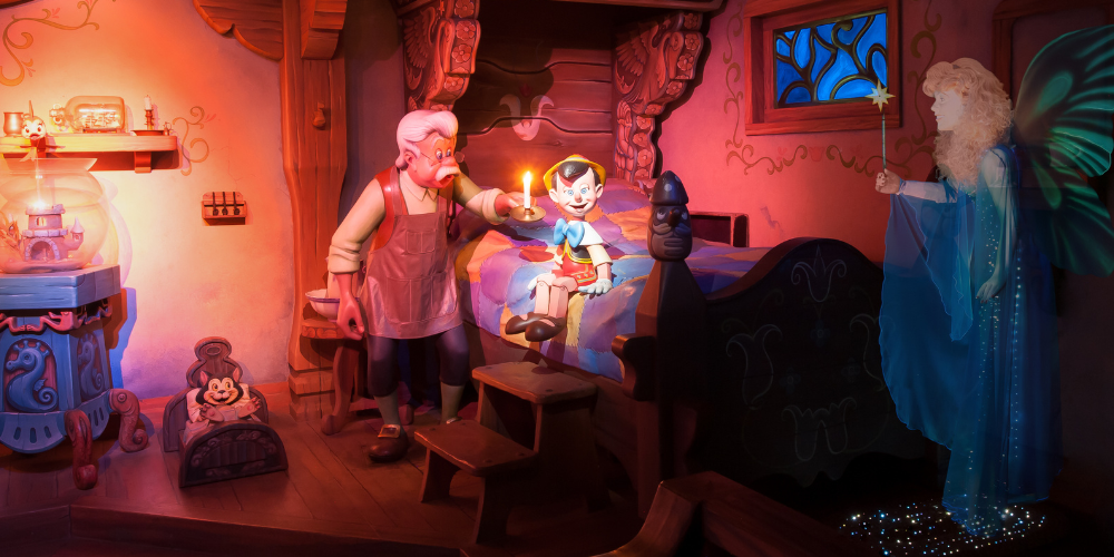 la fiaba di Pinocchio a Disneyland Paris
