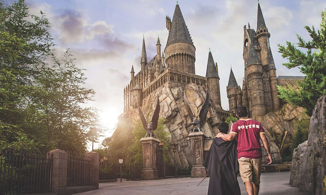 Universal Studios Hollywood, il mondo di HArry potter con una replica fedele del castello