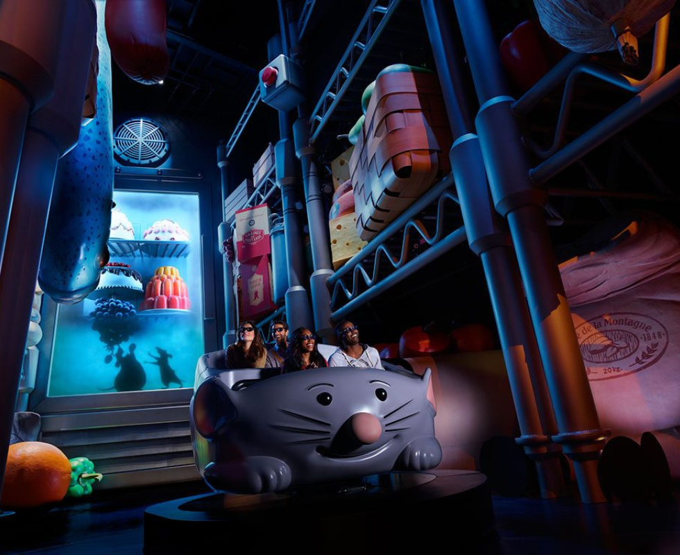 attrazione Ratatouille The Adventure a Worlds of Pixar