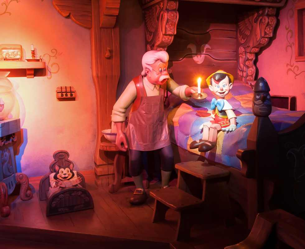 attrazione Les Voyages de Pinocchiot a Fantasyland