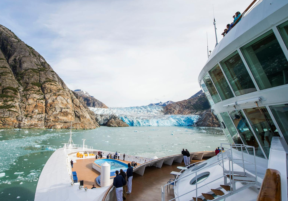 Disney Cruise Line in Alaska con ghiacciai