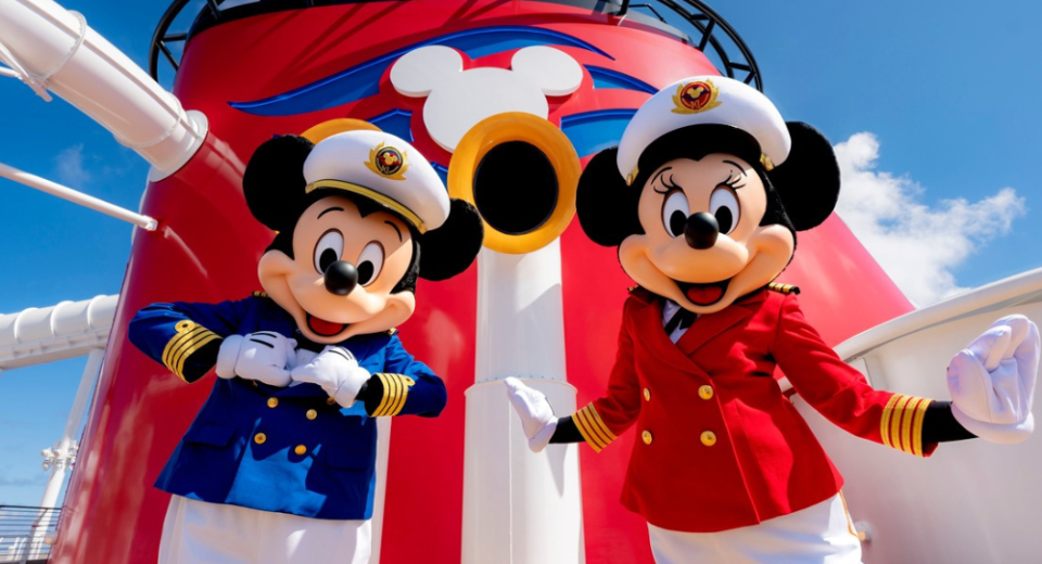 Mickey e Minnie a bordo della crociera Disney Cruise Line