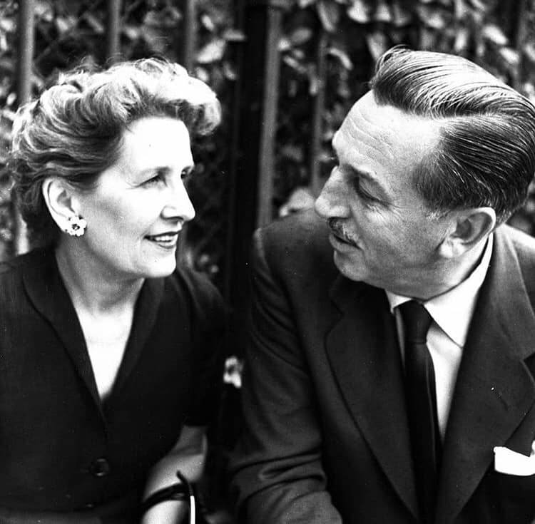 Walt Disney e la moglie Lillian Bounds
